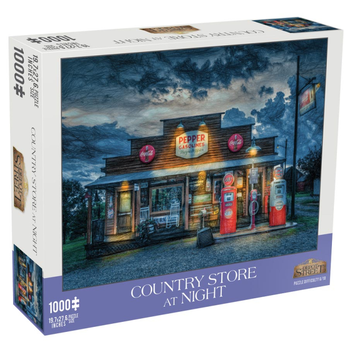 Puzzle - 1000 - Country Store at Night